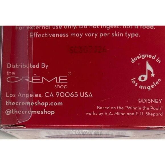 THE CREME SHOP DISNEY Winnie the Pooh Vitamin E Shea Butter MACARON LIP BALM NEW - Picture 8 of 8